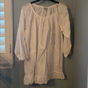 J. Peterman Flowy top blouse XL